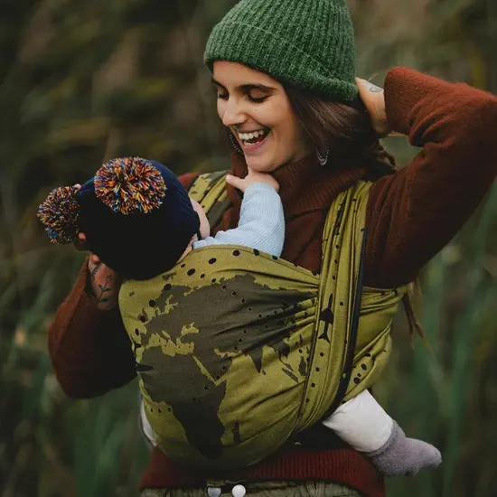 Little Frog  Little Frog draagdoek - Gold Wanderlust