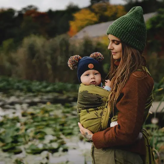 Little Frog  Little Frog draagdoek - Gold Wanderlust