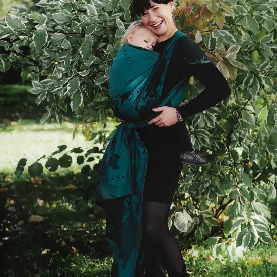 Little Frog  Little Frog draagdoek - Teal Wanderlust