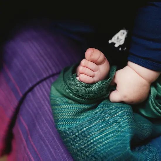 Little Frog  Little Frog draagdoek - Bamboo Misty Zircon