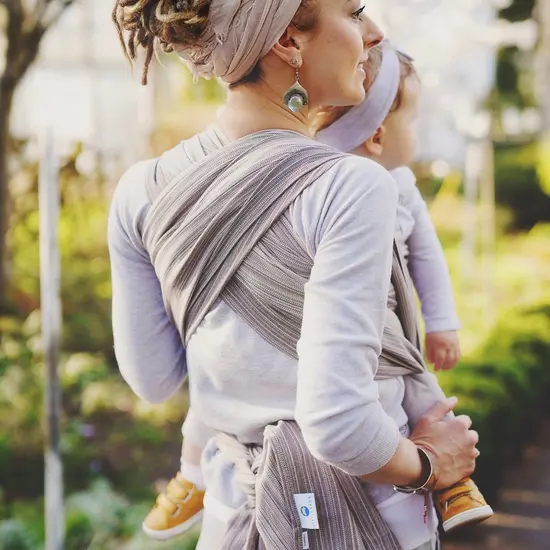 Little Frog  Little Frog draagdoek - Bamboo Quartz