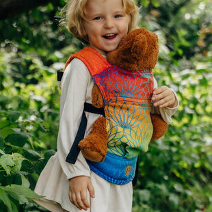 LennyLamb speelgoed draagzak - Rainbow Lotus