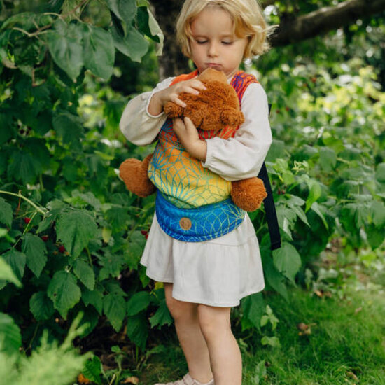 LennyLamb LennyLamb speelgoed draagzak - Rainbow Lotus