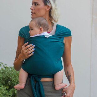 Neko elastische draagdoek -Petrol Green