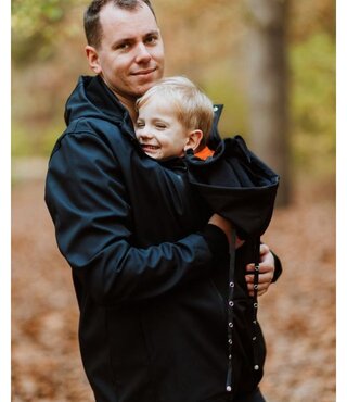 Greyse Softshell draagjas voor mannen maat L - Black