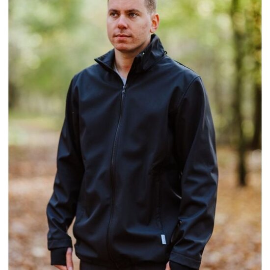 Greyse  Greyse Softshell draagjas voor mannen maat L - Black