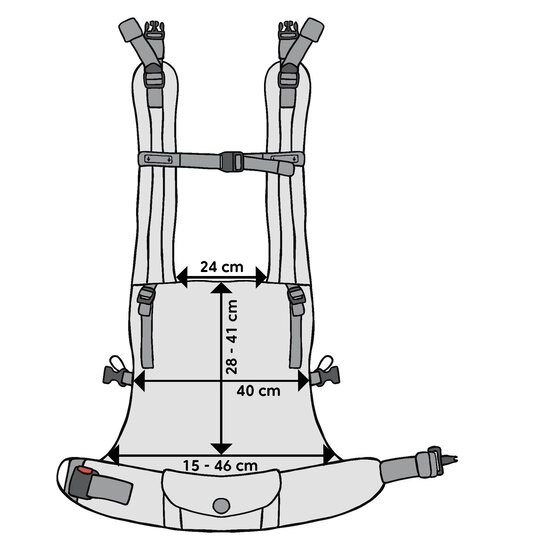 LennyLamb LennyLight - Little Herringbone Ombre Grey