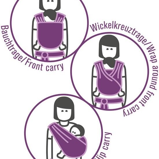 Manduca Manduca elastische draagdoek - Pepita