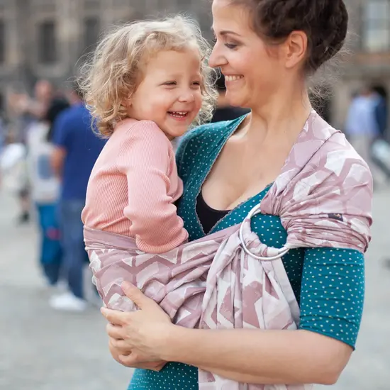 Hoppediz Hoppediz Ringsling - Amsterdam Rose