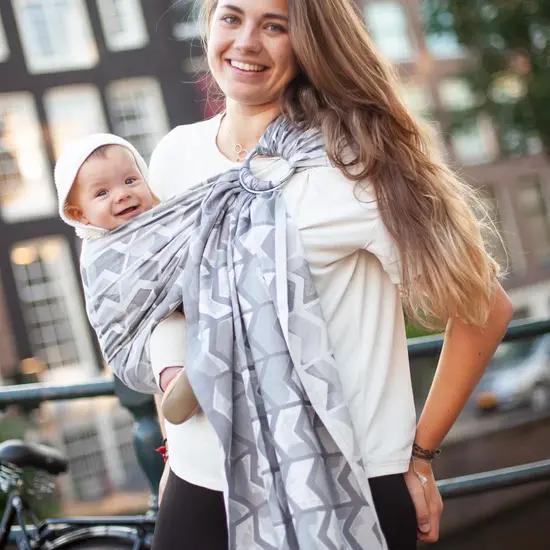 Hoppediz Hoppediz Ringsling - Amsterdam Stone