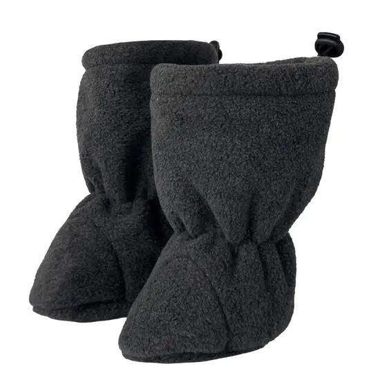 Hoppediz Hoppediz Baby Booties - Anthrazit