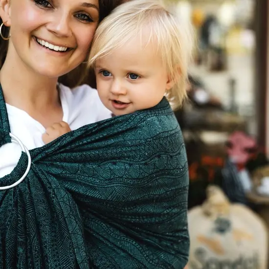 Little Frog  Little Frog ringsling - RE Ocean Harmony