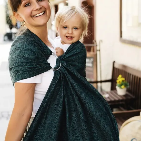 Little Frog  Little Frog ringsling - RE Ocean Harmony