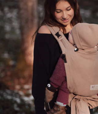 Storchenwiege Babycarrier Talemo - Sand