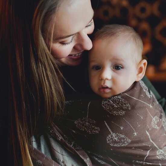 Little Frog  Little Frog draagdoek - Umber Lightness