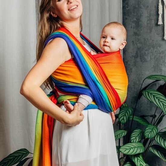 LennyLamb LennyLamb draagdoek - Rainbow Baby