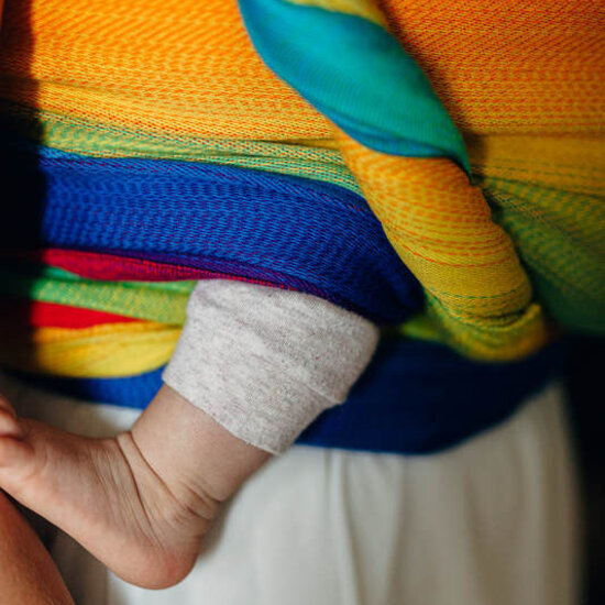 LennyLamb LennyLamb draagdoek - Rainbow Baby