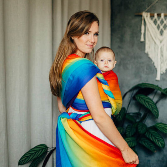 LennyLamb LennyLamb draagdoek - Rainbow Baby