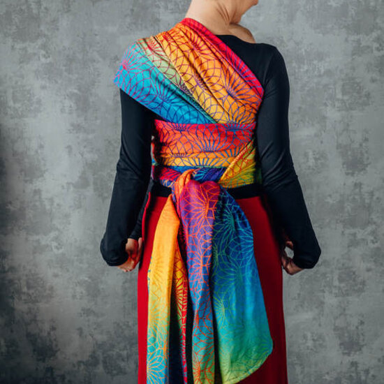 LennyLamb LennyLamb draagdoek - Rainbow Lotus