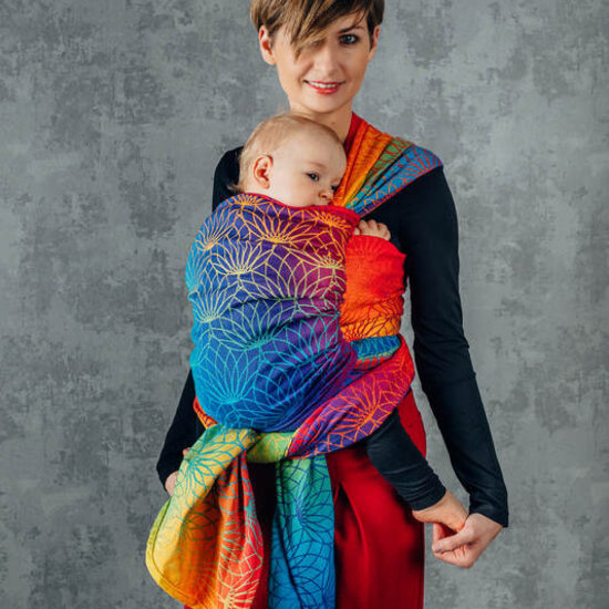 LennyLamb LennyLamb draagdoek - Rainbow Lotus