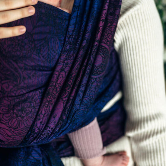 LennyLamb LennyLamb draagdoek - Wild Wine Bouquet