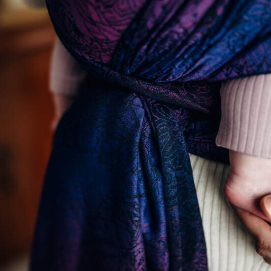 LennyLamb LennyLamb draagdoek - Wild Wine Bouquet