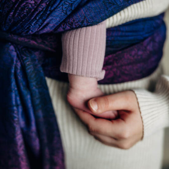 LennyLamb LennyLamb draagdoek - Wild Wine Bouquet