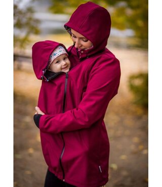 Greyse Softshell 4-1 draagjas - Maroon