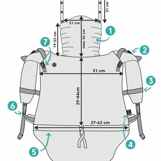 LennyLamb LennyLamb  Onbuhimo PRO Preschool - Wild Wine Ivy (met zijde)