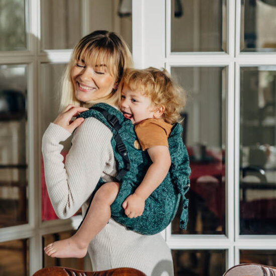 LennyLamb LennyLamb  Onbuhimo PRO Preschool - Wild Wine Ivy (met zijde)