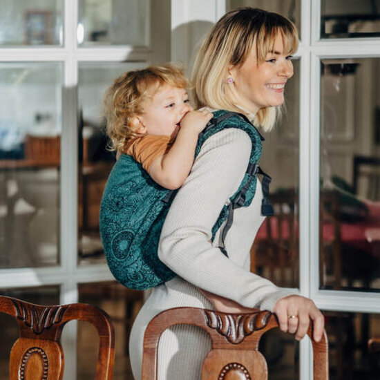 LennyLamb LennyLamb  Onbuhimo PRO Preschool - Wild Wine Ivy (met zijde)