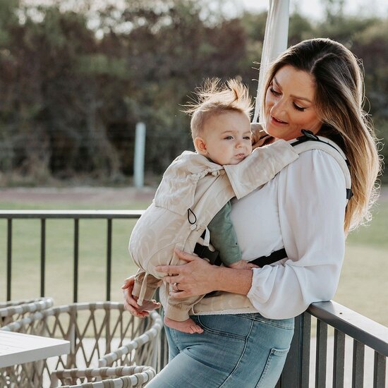 Quokkababy Quokkababy E-Carrier - Taupe Leaves
