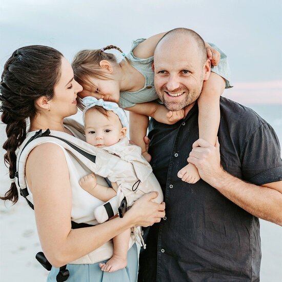 Quokkababy Quokkababy E-Carrier - Taupe Leaves