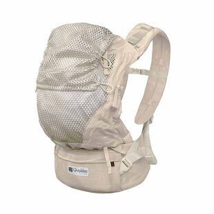 Quokkababy E-Carrier Mesh - Taupe Leaves