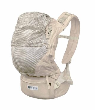 Quokkababy E-Carrier Mesh - Taupe Leaves