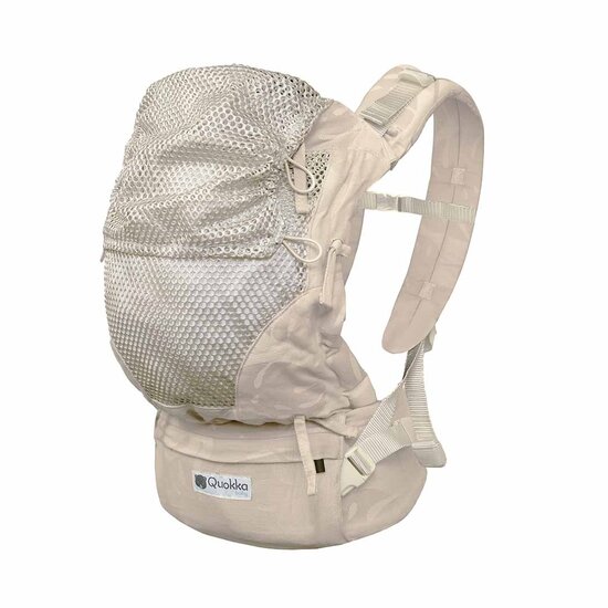 Quokkababy Quokkababy E-Carrier Mesh - Taupe Leaves