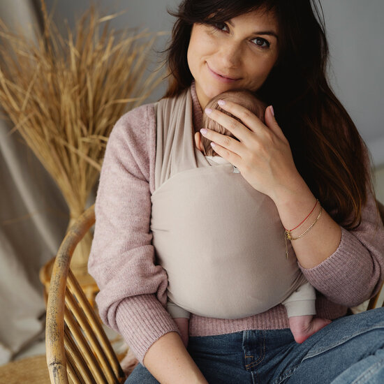 Little Frog  Little Frog rekbare draagdoek - Royal Beige