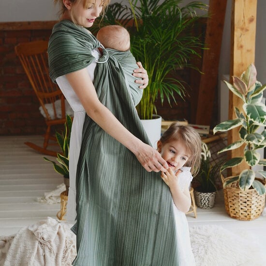Little Frog  Little Frog ringsling - Bamboo Verdelite