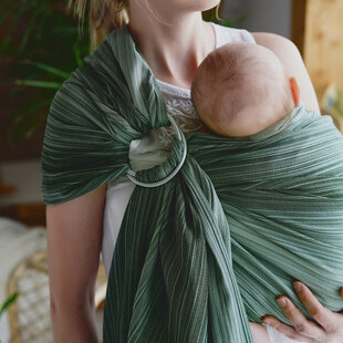 Little Frog ringsling - Bamboo Verdelite