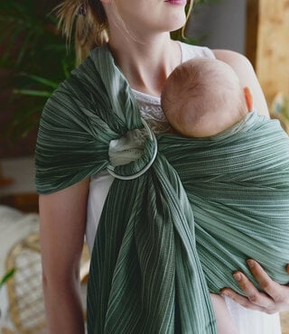 Little Frog ringsling - Bamboo Verdelite