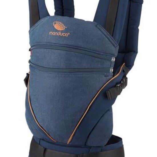 Manduca Manduca XT - Cotton denimblue-toffee