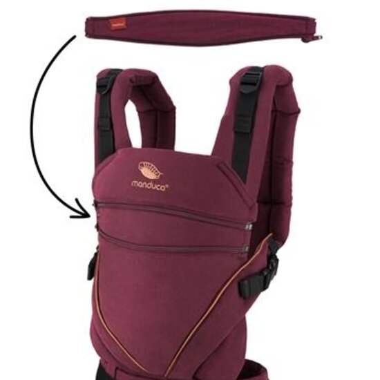 Manduca Manduca XT - Cotton denimberry-toffee