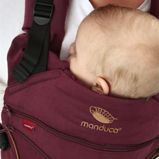 Manduca Manduca XT - Cotton denimberry-toffee