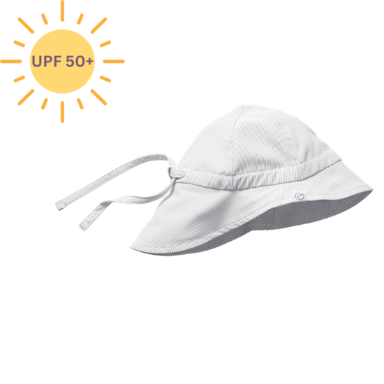 Mamalila Mamalila UV zonnehoedje - Grijs gestreept