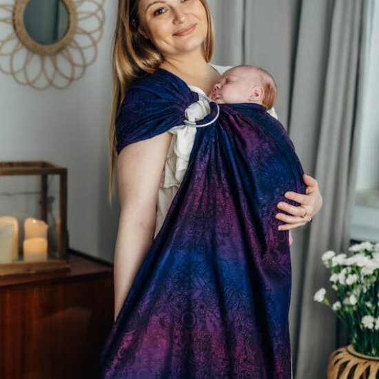 LennyLamb LennyLamb ringsling - Wild Wine Bouquet