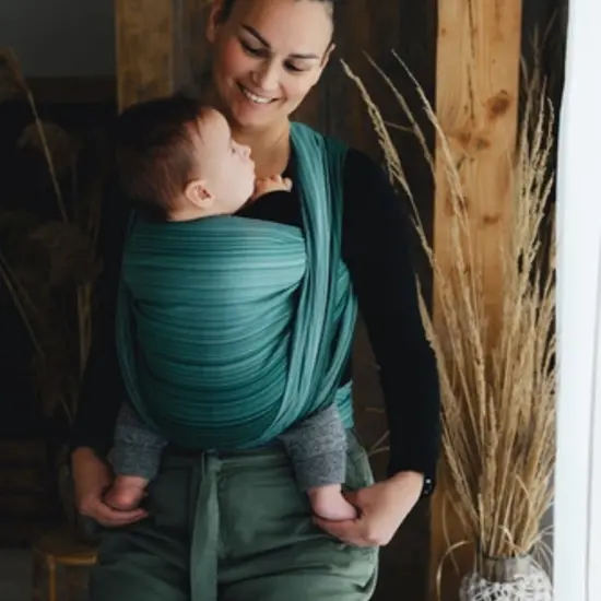 Little Frog  Little Frog draagdoek- Malachite