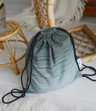 Draagtasje Little Frog - Bamboo Verdelit