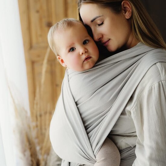 Little Frog  Little Frog draagdoek - Beige Moonstone