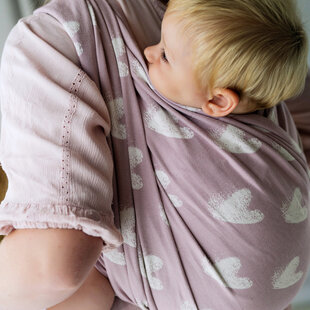 Little Frog draagdoek - Hazy Love Rose