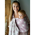 Little Frog  Little Frog ringsling - Hazy Love Rose